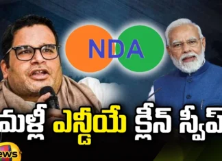 Prashant Kishor, Predicts Clean Sweep, NDA, Lok Sabha Polls, Lok Sabha Elections 2024, Modi, assembly polls, Congress, Congress Political Updates, Chief Minister, BJP, BJP News Updates, BJP News 2024, Mango News Telugu, Mango News