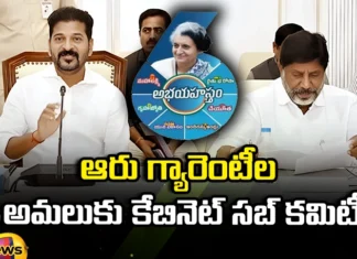 CM Revanth reddy, Congress Government, 6 Guarantees. Batti vikramarka