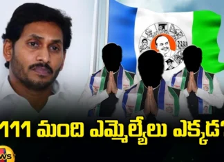 Where are 111 MLAs?, YCP MLAs,YCP, MLAs,YSRCP, TDP, Janasena, Congress, BJP, Andhra Pradesh News Updates, AP Political News, AP Politics, AP Elections, Mango News Telugu, Mango News