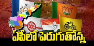 Andhra Pradesh Is Heated Due To Political Pressure, Andhra Pradesh Is Heated, Political Pressure, TDP,YCP, BJP, Congress, AP Elections ,Pawan Kalyan, Modi, Amith Shah, Jagan, Chandra Babu,Land Titling Act, Assembly Elections, Lok Sabha Elections, AP Live Updates, Andhra Pradesh, Political News, Mango News, Mango News Telugu