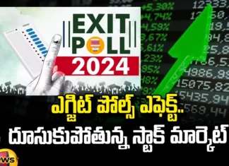 Exit Polls Effect.. Booming Stock Market, Booming Stock Market, Exit Polls Effect,Sensex,Nifty, Stock Market,Exit Poll 2024 Highlights,Exit Poll 2024,Lok Sabha Election 2024,Assembly Election,General Elections 2024 Results,Political Updates,Exit Poll Results,Mango News,Mango News Telugu