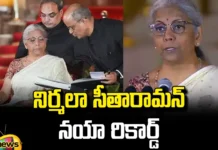 Nirmala Sitharaman'S New Record, Finance Minister, Indira Gandhi, Prime Minister Modi, Prime Minister Narendra Modi, Union Cabinet,Nirmala Sitharaman Latest News,Finance Minister Nirmala Sitharaman,General Election Results, 2024,Lokshabha Elections 2024,Lok Sabha Election Results,Mango News,Mango News Telugu