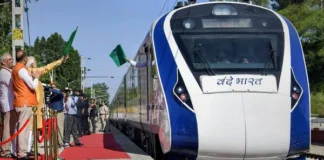 Prime Minister Modi To Launch Two New Vande Bharat Trains In Telugu States, Modi Launched Two New Vande Bharat Trains, Vande Bharat, Second Vande Bharat Express, South Central Railway, Durg – Visakhapatnam, Nagpur – Hyderabad, Two New Vande Bharat Trains, Union Minister Kishan Reddy, Indian Railway, Vande Bharat, BJP, India, Modi, Breaking News, Latest News, Political News, Mango News, Mango News Telugu