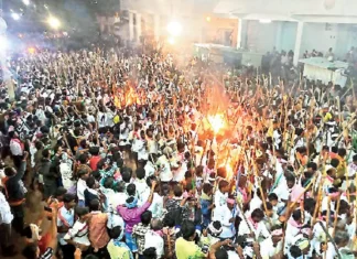 70 People Injured In Stick Fight In Devaragattu