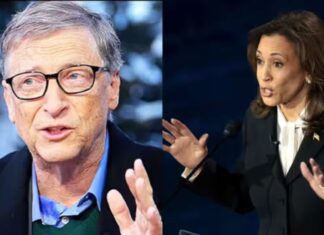 Bill Gates Huge Donation To Support Kamala Haris, Donation To Support Kamala Haris, Bill Gates Huge Donation, Support Kamala Haris, Bill Gates, Kamala Harris, US Presidential Election, Election Campaigns, President Of The United States, US Elections, America, Kamala Harris, Donald Trump, USA, America Elections, US Elections 2024, US Political News, Political News, Mango News, Mango News Telugu