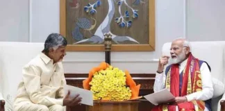 Prime Minister Modi Met CM Chandrababu