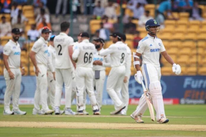Team Indias Lowest Score At Home In Tests, Team Indias Lowest Score, Lowest Score At Home In Tests, Lowest Tests Score, Indias Lowest Tests Score, New Zealand, Team India, Team India Bowled Out For 46 Runs, Border Gavaskar Trophy, Chinnaswamy Stadium, Icc Test World Championship, Ind Vs Nz, Ind Vs Nz Test Series, Cricket, Latest Cricket News, Cricket Live Updates, India, BCCI, Sports News, Sports Live Updates, Mango News, Mango News Telugu
