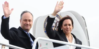 American Politics Around Kamala Harrish, Donald Trump Vs Kamala Harris, Douglas Emhoff Is The Husband Of Kamala Harris, Kamala Haris, Kamala Harris Husband, Kamala Harris Husband Douglas Emhoff Extramarital Affair, US Elections, America, Kamala Harris, Donald Trump, USA, America Elections, US Elections 2024, US Political News, Political News, Mango News, Mango News Telugu