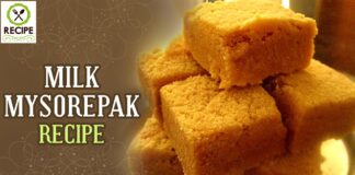 How To Make Milk Mysore Pak Sweet Aaha Emi Ruchi udaya bhanu sweet recipes online kitchen