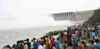 Nagarjuna Sagar Is Hit By The Increased Number Of Tourists, Nagarjuna Sagar Tourists, Nagarjuna Sagar Increased Number Of Tourists, Increased Number Of Tourists In Nagarjuna Sagar, Lifting Of Gates Of Nagarjunasagar Project, Nagarjuna Sagar, Increased Number Of Tourists, Nagarjuna Sagar Latest News, Telangana, TS Politics, TS Live Updates, Live Updates, Breaking News, Headlines, Live News, Mango News, Mango News Telugu
