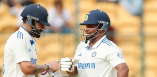 Team India Is Giving A Bold Answer To The Kiwis, A Bold Answer To The Kiwis, Team India Is Giving A Bold Answer, Team India Bold Answer, 1St Test, 1St Test Playing Against New Zealand, Ind Vs Nz, Kohli, Sarfaraz Khan, Border Gavaskar Trophy, Chinnaswamy Stadium, Icc Test World Championship, Ind Vs Nz, Ind Vs Nz Test Series, Cricket, Latest Cricket News, Cricket Live Updates, India, BCCI, Sports News, Sports Live Updates, Mango News, Mango News Telugu