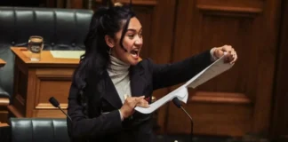 Haka Dance In New Zealand Parliament Young MP Hana Rauhiti Mypee Clarke Protest, Haka Dance In New Zealand Parliament, Young MP Hana Rauhiti Mypee Clarke Protest, New Zealand Parliament, New Zealand Parliament Protest, New Zealand Parliament News, New Zealand Parliament Updates, Latest New Zealand Parliament News, Parliament News New Zealand, Haka Dance, Hana Rauhiti Mypee Clarke, New Zealand, National News, International News, Live Updates, Breaking News, Headlines, Live News, Mango News, Mango News Telugu