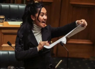 Haka Dance In New Zealand Parliament Young MP Hana Rauhiti Mypee Clarke Protest, Haka Dance In New Zealand Parliament, Young MP Hana Rauhiti Mypee Clarke Protest, New Zealand Parliament, New Zealand Parliament Protest, New Zealand Parliament News, New Zealand Parliament Updates, Latest New Zealand Parliament News, Parliament News New Zealand, Haka Dance, Hana Rauhiti Mypee Clarke, New Zealand, National News, International News, Live Updates, Breaking News, Headlines, Live News, Mango News, Mango News Telugu