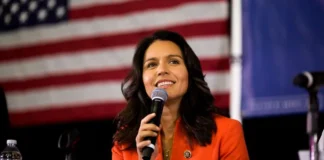 Tulsi Gabbard On Donald Trumps Team, Donald Trumps Team, Donald Trump, Tulsi Gabbard, Tulsi Gabbard Of Indian Origin Is A Big Responsibility, Tulsi Gabbard Cabinet Position, Donald Trump Cabinet, Trump Cabinet Picks, Who is Tulsi Gabbard, President Of The United States, US Elections, America, Kamala Harris, Donald Trump, USA, America Elections, US Elections 2024, US Political News, Political News, Mango News, Mango News Telugu