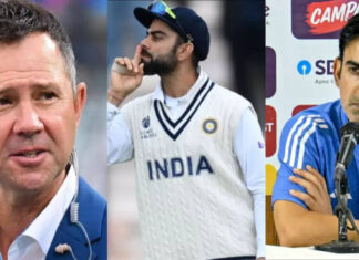 Gambhir Forgets To Be A Head Coach And Talks About Ricky Potting, Gambhir Forgets To Be A Head Coach, Talks About Ricky Potting, Team India Head Coach, Head Coach, Border Gavaskar Trophy, Goutham Gambir, Ricky Ponting, Virat Kohli, Border Gavaskar Trophy, Icc Test World Championship, Cricket, Latest Cricket News, Cricket Live Updates, India, BCCI, Sports News, Sports Live Updates, Mango News, Mango News Telugu