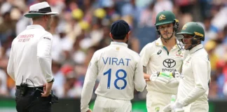 Aggressive Kohli Faces ICC Action Fine And Demerit Point Add To Woes, Demerit Point Add To Woes, Aggressive Kohli Faces ICC Action Fine, ICC Action Fine, Kohli Faces ICC Fine, Fine To Kohli, Border Gavaskar Trophy 2024, ICC Demerit Points, Kohli Aggression Debate, Sam Constas Controversy, Virat Kohli Fined, World Test Championship Race, India Vs Australia, Team India, Austarlia, Test Cricket, WTC Final, Border Gavaskar Trophy, IND Vs AUS, IND Vs AUS Test Series, Cricket, Latest Cricket News, Cricket Live Updates, India, BCCI, Sports News, Sports Live Updates, Mango News, Mango News Telugu