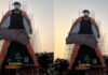 Game Changer Fever Ram Charan Fans Erect 256 Foot Cutout For A Guinness Record, Game Changer Fever, Ram Charan Fans Erect 256 Foot Cutout, Ram Charan 256 Foot Cutout For A Guinness Record, Guinness Record, Game Changer Promotions, Guinness World Record, Ram Charan Cutout, Telugu Cinema Milestone, Vijayawada Event, Game Changer, Ram Charan, Shankar, Upcoming Movie Release, Game Changer Telugu Movie, Game Changer, Tollywood, Tollywood News, Tollywood Latest News, Tollywood Updates, Live Updates, Breaking News, Headlines, Live News, Mango News, Mango News Telugu