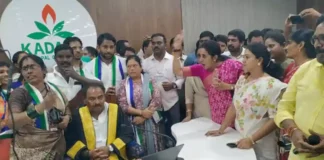 Chair Clash Sparks Chaos At Kadapa Corporation Mayor Vs MLA Tensions Escalate