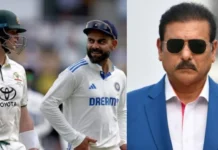 Virat Kohli And Steve Smith Just 40 Minutes On The Crease Can Change The Game, Just 40 Minutes On The Crease Can Change The Game, Virat Kohli And Steve Smith, Virat Kohli, Border Gavaskar Trophy, Melbourne Test, Ravi Shastri, Steve Smith, World Test Championship Race, India Vs Australia, Team India, Austarlia, Test Cricket, WTC Final, Border Gavaskar Trophy, IND Vs AUS, IND Vs AUS Test Series, Cricket, Latest Cricket News, Cricket Live Updates, India, BCCI, Sports News, Sports Live Updates, Mango News, Mango News Telugu