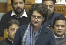 Priyanka Gandhis Fiery Speech In Parliament Attacking The Constitution Betting The Nations Wealth, Priyanka Gandhi Fiery Speech, Fiery Speech In Parliament, Nations Wealth, Adani Controversy, Constitution Debate, Opposition Vs Nda, Parliament Speech, Priyanka Gandhi, Winter Parlamentary Sessions, One Nation One Election Bill, One Election Bill, Parlament Meetings, Winter Sessions, Parlament, National News, India, Congress, BJP, PM Modi, Live Updates, Breaking News, Live News, Mango News, Mango News Telugu
