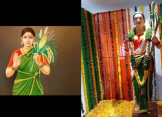 New Look For Telangana Thalli, Telangana Thalli, Telangana Thalli Statue New Look, Telangana Thalli Statue Modified, Modified Telangana Thalli Statue, Telangana Thalli Statue, Telangana Thalli Statue Going Viral On Social Media, Hyderabad Live Updates, Latest Hyderabad News, CM Revanth Reddy, Telangana, TS Politics, TS Live Updates, Political News, Breaking News, Headlines, Live News, Mango News, Mango News Telugu