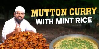 Mutton Curry With Mint Rice