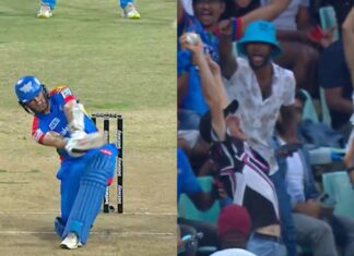 SA20 లీగ్ ఆఫర్: ఒంటి చేత్తో క్యాచ్ పట్టి లక్షాధికారిగా మారిన అభిమాని One Handed Catch Turns Fan Into Millionaire SA20 Leagues Unique Offer,Cricket Fans,One-handed Catch,SA20 League,Unique Prize Offer,Viral Video,Mango News,Mango News Telugu,SA20,Cricket,Cricket News,Cricket Live,SA20 2025,Betway SA20,DSG vs PC,Welcome To Incredible,DSG vs PC Match Highlights,DSG vs PC Match,Betway Moment Of The Match,Fan Pockets Huge Sum With One-handed Catch In SA20,One-handed Catch In SA20,SA T20 2025,A Fan Won 90 Lakhs For Just A One Handed Catch In Dsg Vs Pc Match,DSG vs PC One Handed Catch,Fan Won 90 Lakhs For Just A One Handed Catch,One Handed Catch,SA20 League Highlights,DSG vs PC Match One Handed Catch,Kane Williamson