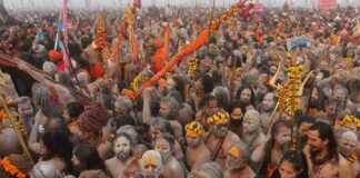 Saints Are A Special Attraction At The Kumbh Mela, Saints Are A Special Attraction, Special Attraction At The Kumbh Mela, Special Attraction Of Saints, Mahakumbh Mela, Prayagraj, The Hustle And Bustle Of Akharas, The Kumbh Mela, Kumbh Mela, Kumbh Mela A Grand Festival, Maha Kumbh Mela Prayagraj 2025, Maha Kumbh Mela 2025,Ganga, Godavari, Kaveri, Prayagraj, Tungabhadra, Yamuna, India, National News, Live Updates, Breaking News, Headlines, Live News, Mango News, Mango News Telugu