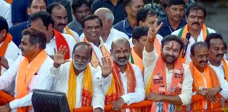 Telangana BJPs Leadership Race Who Will Lead The Saffron Brigade, Telangana BJPs Leadership Race, Telangana BJP, Who Will Lead The Saffron Brigade, Who Will Lead Telangana BJP, BJP High Command, BJP President Election, Leadership Change, BJP, Telangana Politics, Hyderabad Live Updates, Latest Hyderabad News, Telangana, TS Politics, TS Live Updates, Political News, Mango News, Mango News Telugu