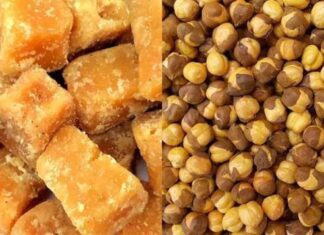 What Happens If You Eat Jaggery And Fried Chickpeas On An Empty Stomach, What Happens If You Eat Jaggery, Eat Jaggery And Fried Chickpeas, Empty Stomach, Jaggery, Chickpeas, Eat Jaggery, Eat Jaggery And Fried Chickpeas On An Empty Stomach, Fried Chickpeas, Health, Health News, Health Tips, Healthy Food, Healthy Diet, Fitness, Mango News, Mango News Telugu