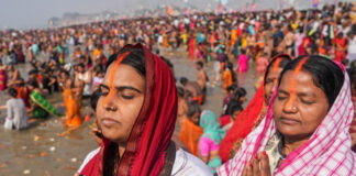 Do You Know How Many People Bathed On The New Moon Day Of Mauni, Holy Dip On Mauni Amavasya Day, Mauni Amavasya 2025, People Bathed On The New Moon Day Of Mauni?, Spiritual Path, Maha Kumbh Mela, Naga Saints, Prayagraj, Kumbh Mela, Kumbh Mela A Grand Festival, Maha Kumbh Mela Prayagraj 2025, Maha Kumbh Mela 2025,Ganga, Godavari, Kaveri, Prayagraj, Tungabhadra, Yamuna, India, National News, Live Updates, Breaking News, Headlines, Live News, Mango News, Mango News Telugu
