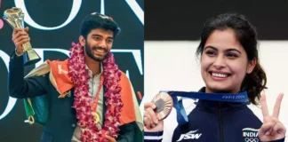 The Historic Moment Four Star Athletes Honored With Dhyan Chand Khel Ratna, The Historic Moment Four Star Athletes, Four Star Athletes, Four Star Athletes Honored With Dhyan Chand Khel Ratna, Dhyan Chand Khel Ratna 2024, Gukesh Kumar, Indian Athletes, Manu Bhaker, Sports Awards, National News, International News, India, Live Updates, Breaking News, Headlines, Live News, Mango News, Mango News Telugu