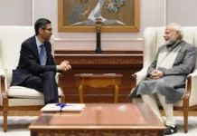 France Visit PM Modi Google CEO Tweets, PM Modi Google CEO Tweets, France Visit PM Mod, PM Modi Meets Google CEO Sundar Pichai, Google CEO Tweet, PM Modi, PM Modi France Visit, Sundar Pichai, France, PM Modi France Tour, PM Modi Tour, National News, International News, India, BJP, PM Modi, Live Updates, Breaking News, Live News, Mango News, Mango News Telugu