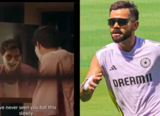 Kohli I've Never Seen You Bat This Slowly Pat Cummins Funny Sledge Goes Viral