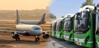 No More Expensive Cabs RTC Launches New Pushpak Services To Shamshabad Airport, New Pushpak Services To Shamshabad Airport, New Pushpak Services, No More Expensive Cabs, RTC Launches New Pushpak Services, Affordable Travel, Airport Connectivity, Hyderabad News, Public Transport, RTC Services, Shamshabad, Shamshabad Airport, Hyderabad Live Updates, Latest Hyderabad News, Telangana, TS Live Updates, Political News, Live Updates, Breaking News, Headlines, Live News, Mango News, Mango News Telugu