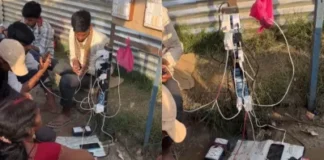 Young Entrepreneur At Kumbh Mela Earning Lakhs With A Phone Charging Business, Young Entrepreneur At Kumbh Mela Earning Lakhs, Young Entrepreneur At Kumbh Mela, Phone Charging Business At Kumbh Mela, Kumbh Mela 2025, Mobile Charging Service, Startup Innovation, Viral Business Idea, Young Entrepreneur, Naga Sadhus, Poorna Kumbh, Aghoras, Devotees, Holy Dips, Maha Kumbh Mela, Naga Saints, Prayagraj, Kumbh Mela, Kumbh Mela A Grand Festival, Maha Kumbh Mela Prayagraj 2025, Maha Kumbh Mela 2025,Ganga, Godavari, Kaveri, Prayagraj, Tungabhadra, Yamuna, India, National News, Live Updates, Breaking News, Headlines, Live News, Mango News, Mango News Telugu