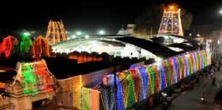 Grand Maha Shivaratri Celebrations At Vemulawada Rajanna Temple Lakhs Of Devotees Gather, Grand Maha Shivaratri Celebrations, Maha Shivaratri, Celebrations At Vemulawada Rajanna Temple, Vemulawada Rajanna Temple, Vemulawada, Devotee Rush, Festival Celebrations, Government Arrangements, Special Pujas, Temple Security, Hyderabad, Hyderabad Live Updates, Latest Hyderabad News, Telangana, TS Politics, TS Live Updates, Political News, Mango News, Mango News Telugu