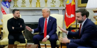 Trump Zelensky Clash Intensifies Uncertainty Looms Over Ukraines Future, Looms Over Ukraines Future, Trump Zelensky Clash, Peace Talks, Russia Ukraine War, Trump, US Military Aid, Zelensky, Trump, New York, America, USA, America News, America Live Updates, National News, International News, Live Updates, Breaking News, Headlines, Live News, Mango News, Mango News Telugu