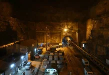 Operation D Implemented At SLBC Tunnel, Operation D, Operation D Implemented, Rat Holes Miners, SLBC Incident, SLBC Tunnel, Tunnel Operations, SLBC, Rescue Personnel, SLBC Tunnel Operations, SLBC, Telangana Tunnel Mishap, Telangana Tunnel Collapse, Hyderabad, Hyderabad Live Updates, Latest Hyderabad News, Telangana, TS Politics, TS Live Updates, Political News, Mango News, Mango News Telugu