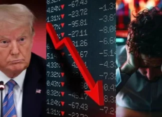 Stock Market Crash Sensex Plunges Over 3900 Points Amid Global Uncertainty,Global Recession Fears,Pharma Stocks,Sensex Fall,Stock Market Crash,Trump Tariffs,America,Donald Trump,Mango News,Mango News Telugu,National News,Global News,World News,USA,US,Donald Trump News,Donald Trump Latest News,Donald Trump Tariff Live Updates,Donald Trump Tariff Updates,Donald Trump Tariff,President Trump,President Donald Trump,US President Donald Trump,Stock Market,Stock Market Crash Sensex,Sensex Today,Stock Market LIVE Updates,Sensex crashes over 3900 points,Sensex Crashes Over 3900 Points,Stock Market Updates,Stock market crash,Sensex Today,Stock Market Crash News,Sensex,Nifty crash,US tariffs,tariffs,Nifty