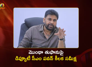 AP Deputy CM Pawan Kalyan Reviews Cyclone Montha, Directs Officials on Proactive Measures