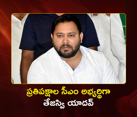 Bihar Polls: Mahagathbandhan Declares Tejashwi Yadav Named Opposition's CM Face