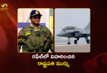 President Droupadi Murmu Takes Historic Rafale Sortie at Ambala Air Force Station in Haryana