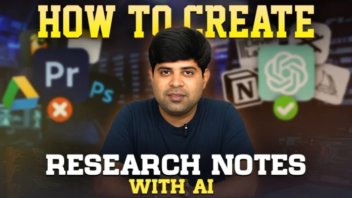 AI Tool for Research, Prepare Perfect Notes Instantly