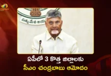 CM Chandrababu Nod For 3 New Districts in AP Markapuram, Madanapalle and Polavaram