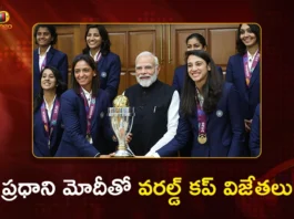 India’s World Cup-Winning Women’s Team Meets PM Modi
