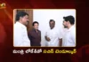 Minister Nara Lokesh Meets Legendary Cricketer Sachin Tendulkar in Puttaparthi