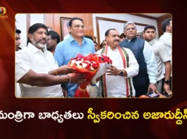 Mohammad Azharuddin Takes Charge as Telangana Minister For Minorities Welfare and Public Enterprises