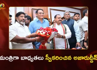Mohammad Azharuddin Takes Charge as Telangana Minister For Minorities Welfare and Public Enterprises