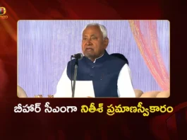 Nitish Kumar Takes Oath as Bihar CM, PM Modi and Union Home Minister Amit Shah Attend Ceremony